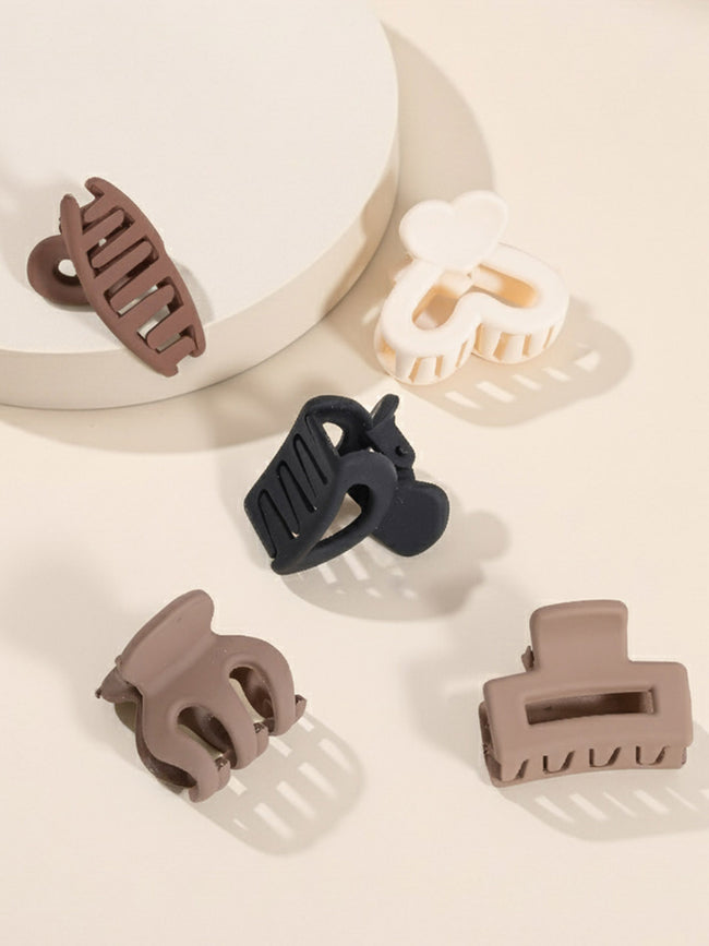 Mini Claw Clip Set Of 5