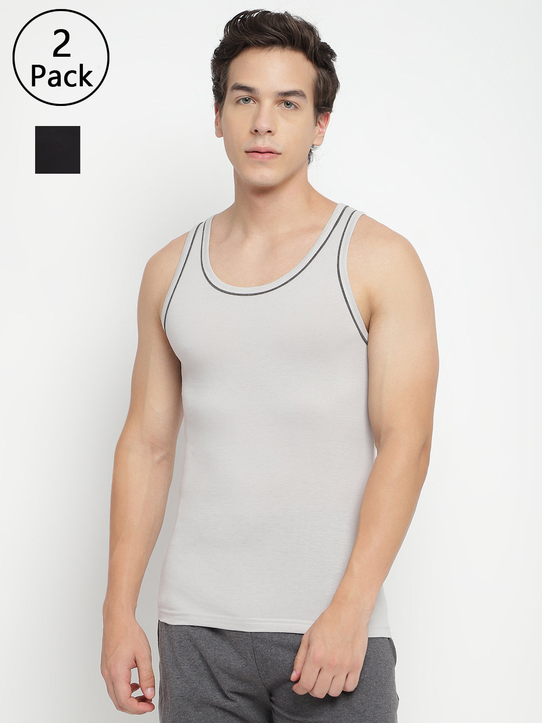 Men Modish Gym Vest (Pack of 2)