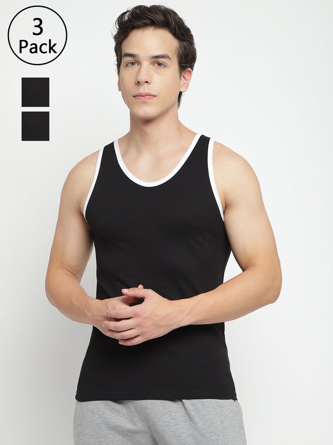 Men Fancy Comfort Vest (Pack of 3)