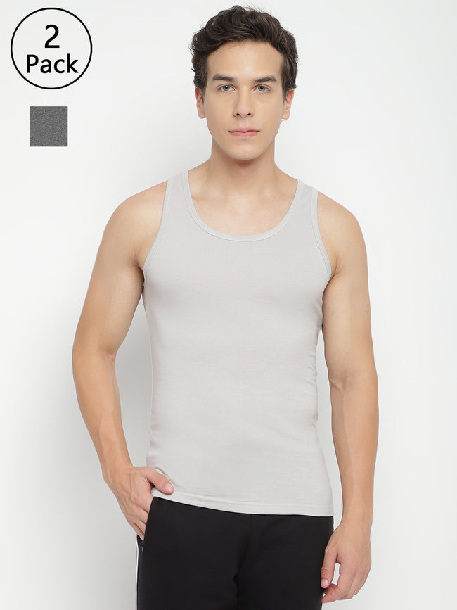 Men Regular Restful Vest (Pack of 2)
