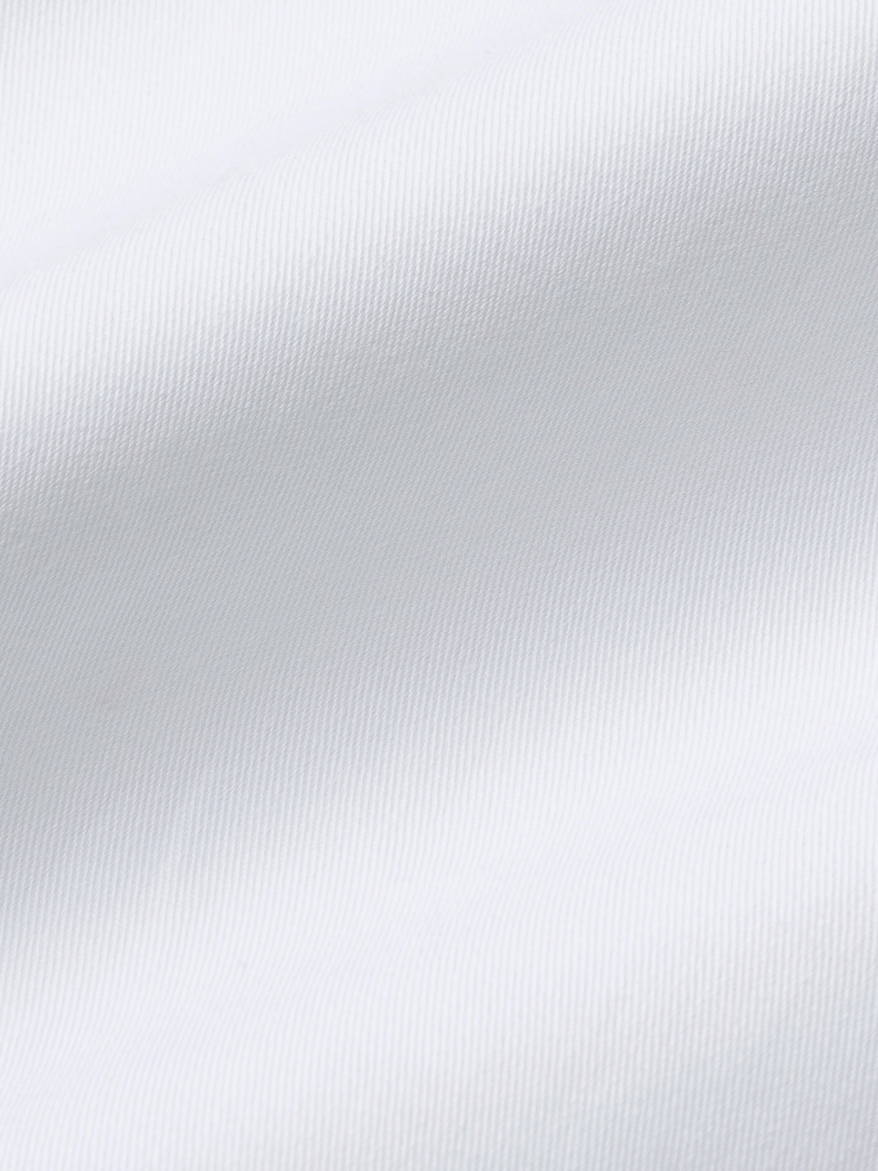 Men White Twill Shirt