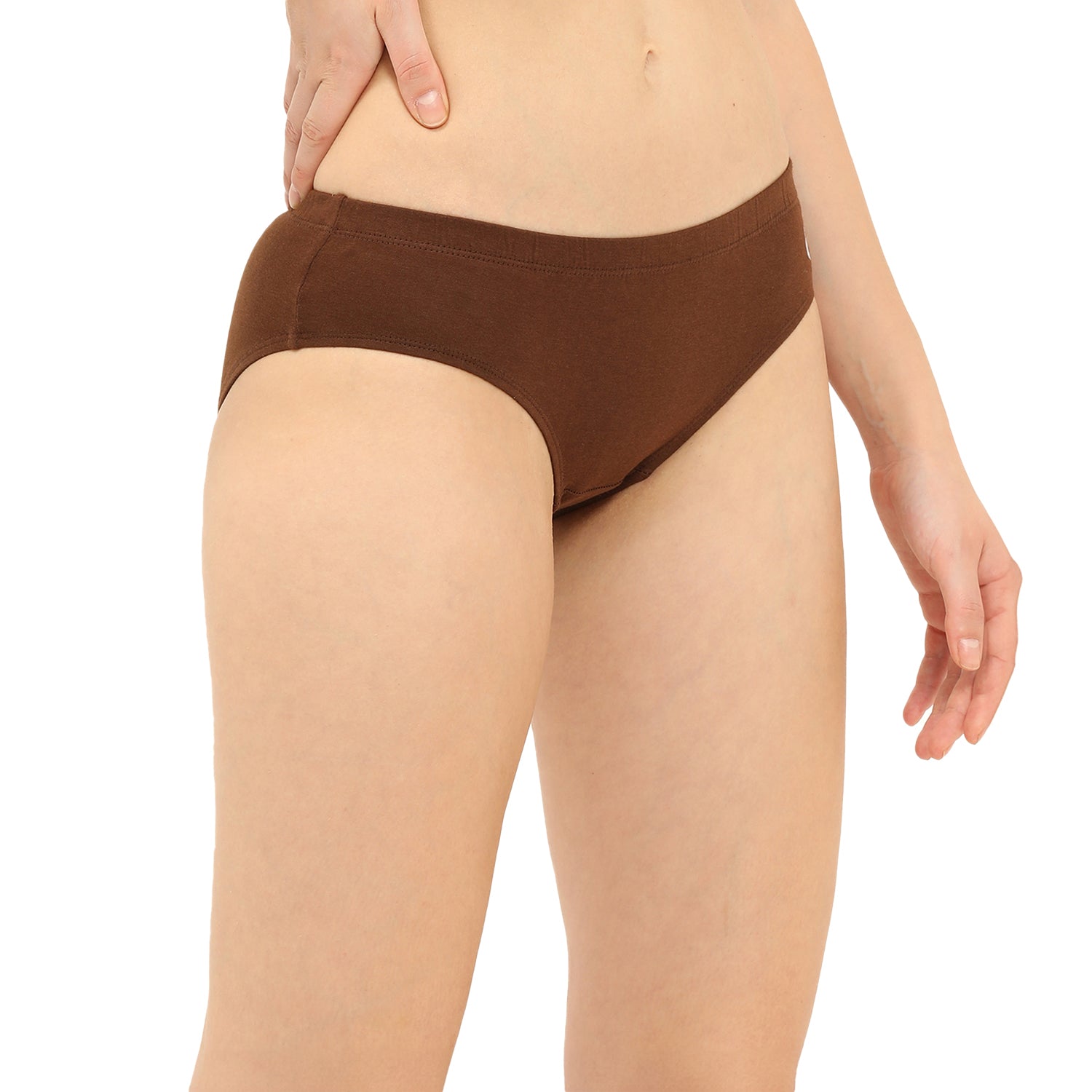 Medium Rise 3/4th Coverage Hipster Panty Pack Of 3