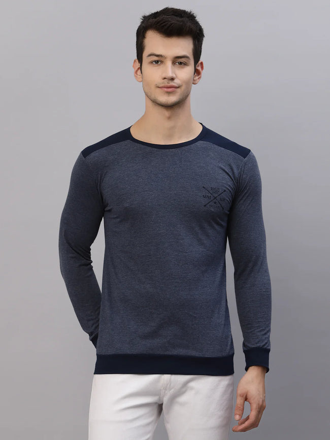 Men Modern Minimalism Solid T-Shirt
