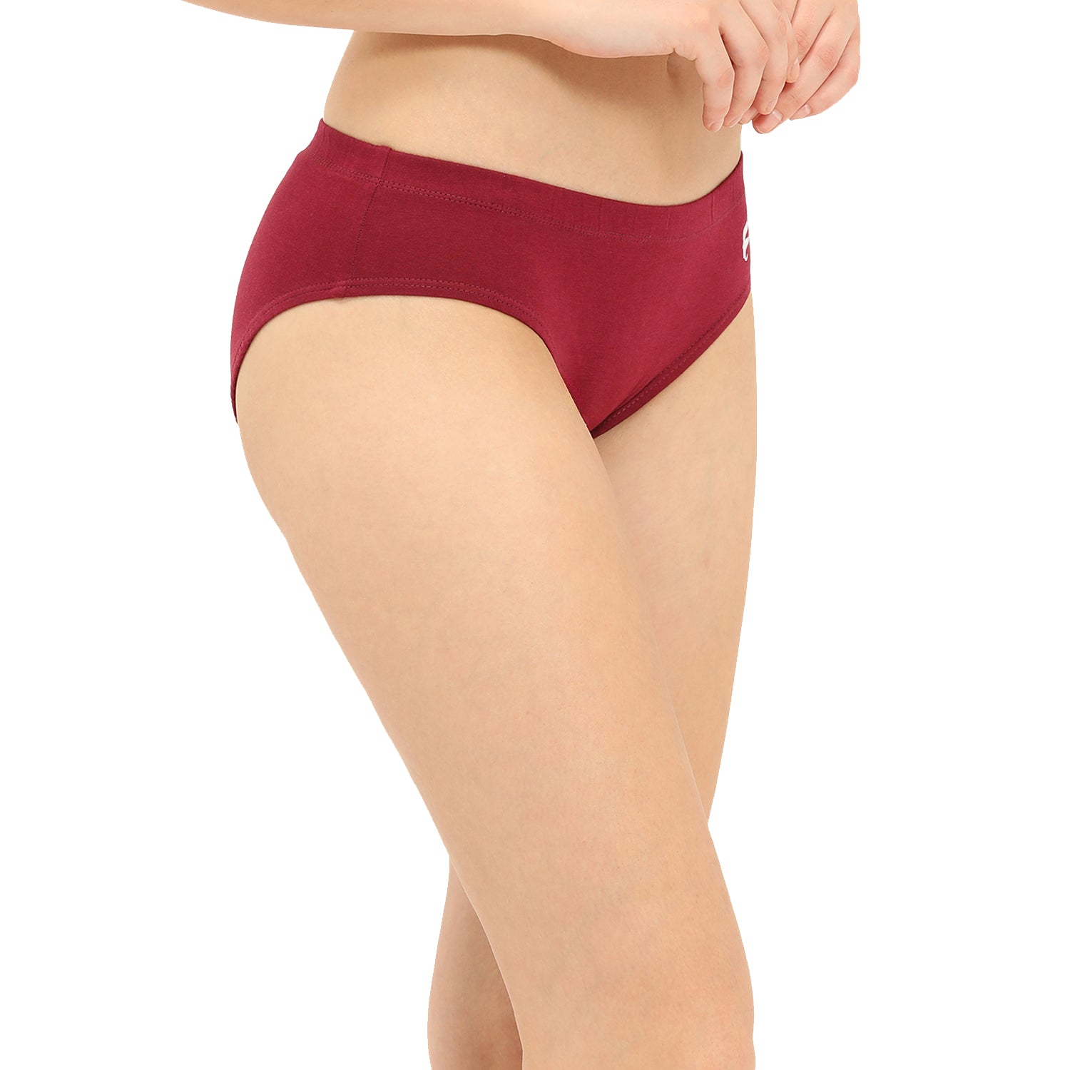 Medium Rise 3/4th Coverage Hipster Panty Pack Of 3