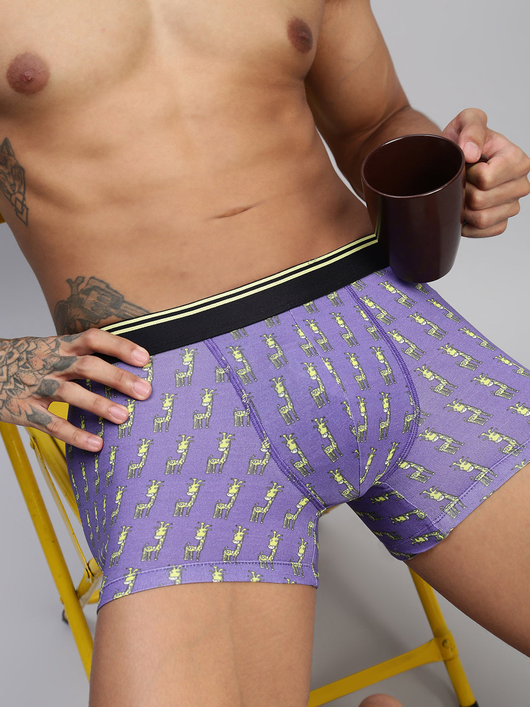 Men Pack of 2 Modal Printed Trunks