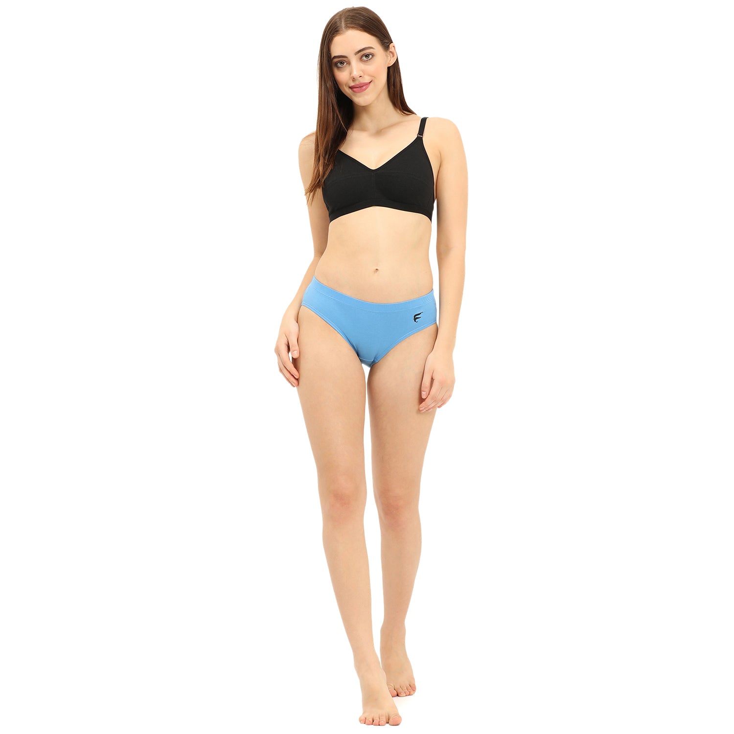 Medium Rise 3/4th Coverage Hipster Panty Pack Of 3