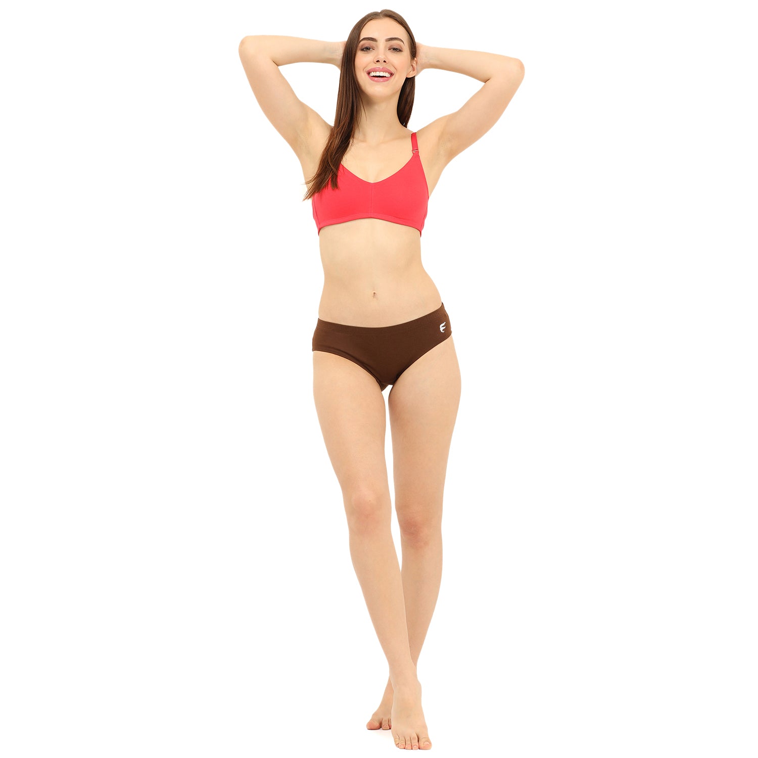 Medium Rise 3/4th Coverage Hipster Panty Pack Of 3