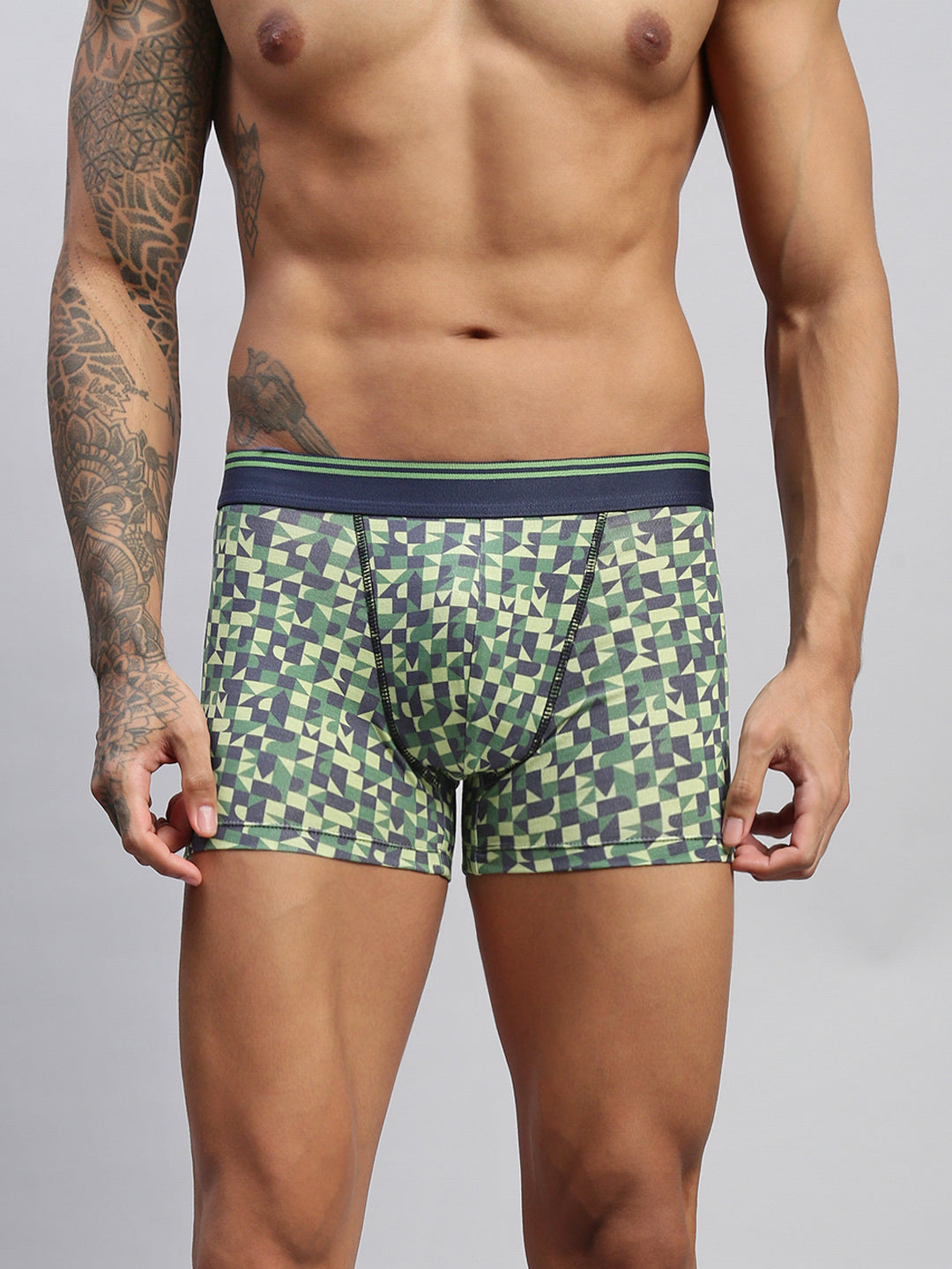 Men Pack of 2 Modal Printed Trunks
