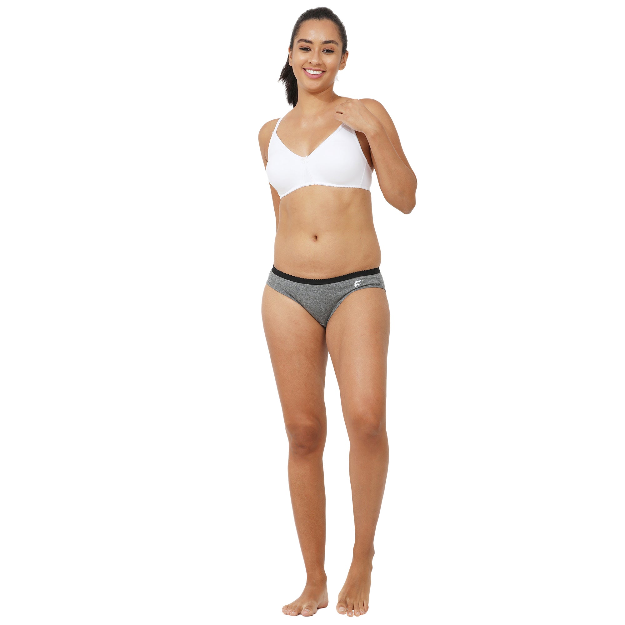 Low Rise Half Coverage Bikini Pack Of 3