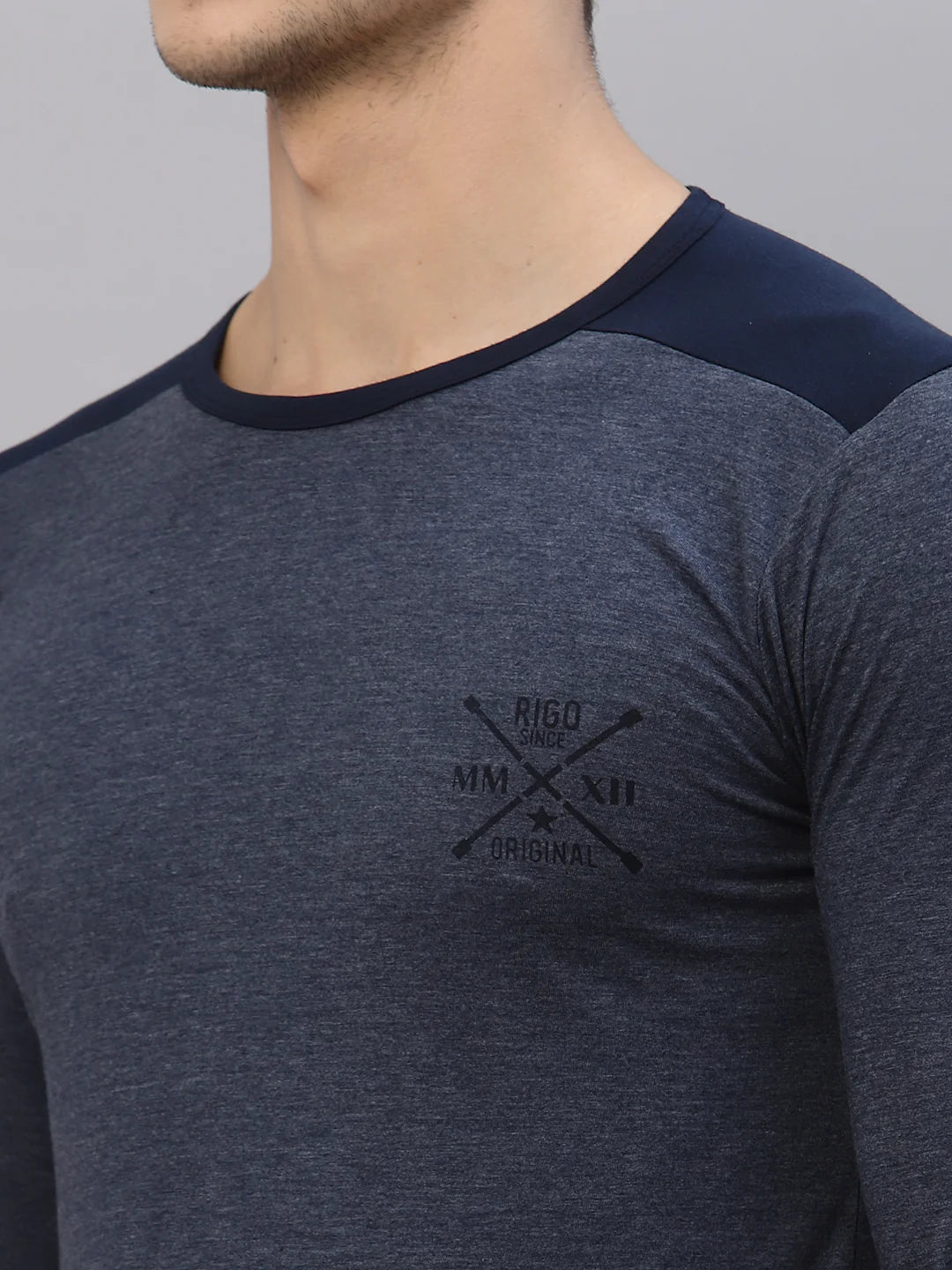 Men Modern Minimalism Solid T-Shirt
