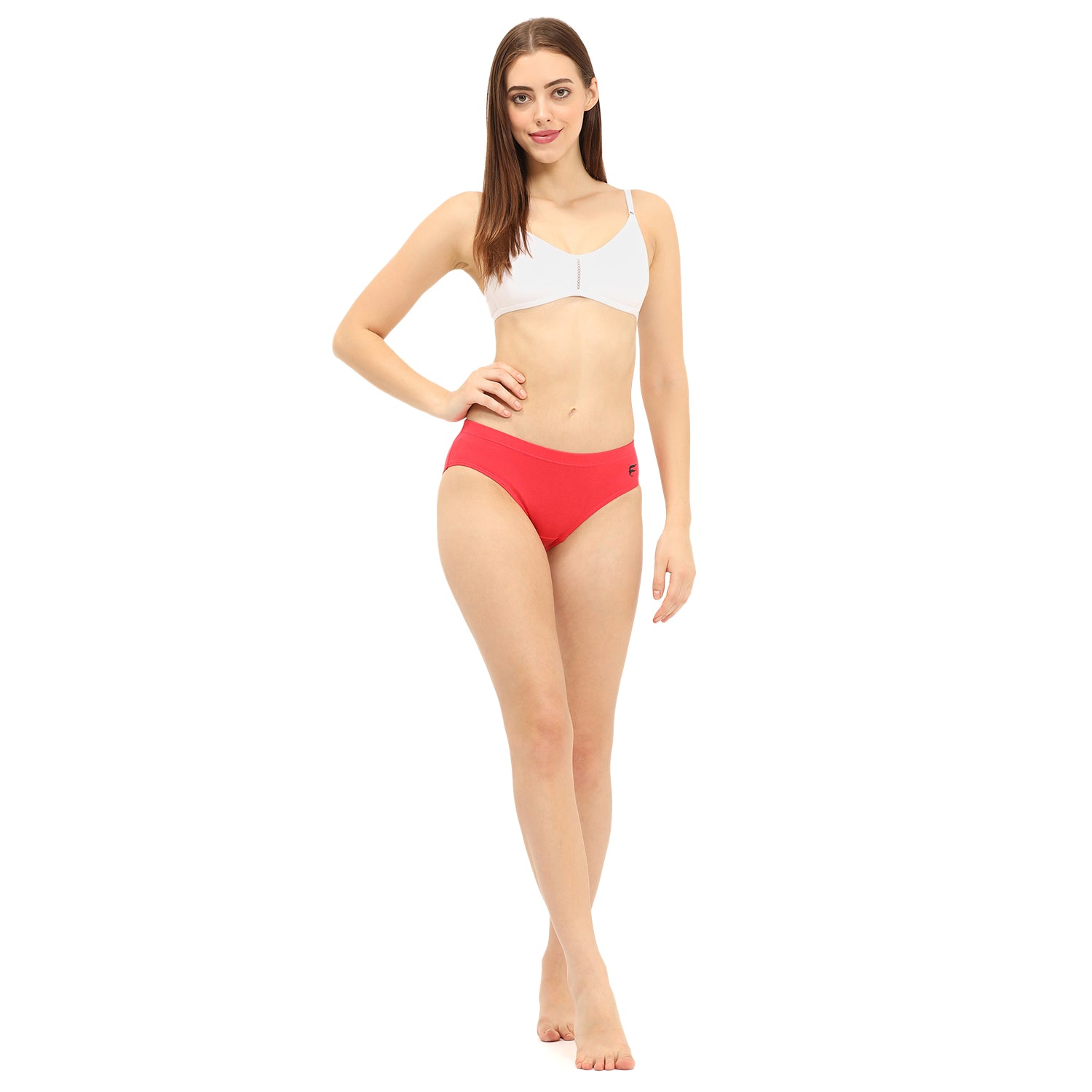 Medium Rise 3/4th Coverage Hipster Panty Pack Of 3