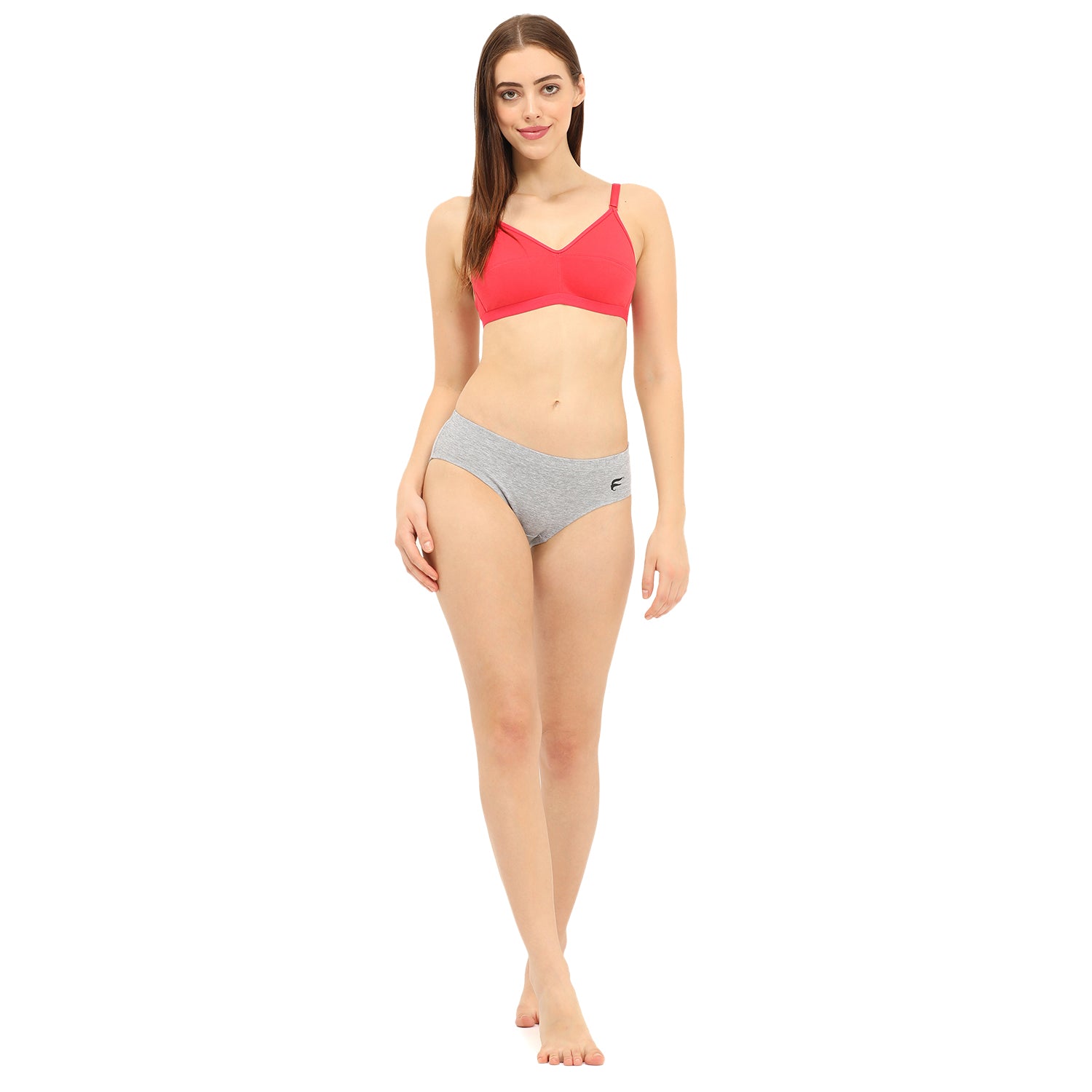 Medium Rise 3/4th Coverage Hipster Panty Pack Of 3