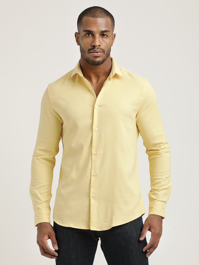 Men Cotton-Poly Lycra Blend Shirt