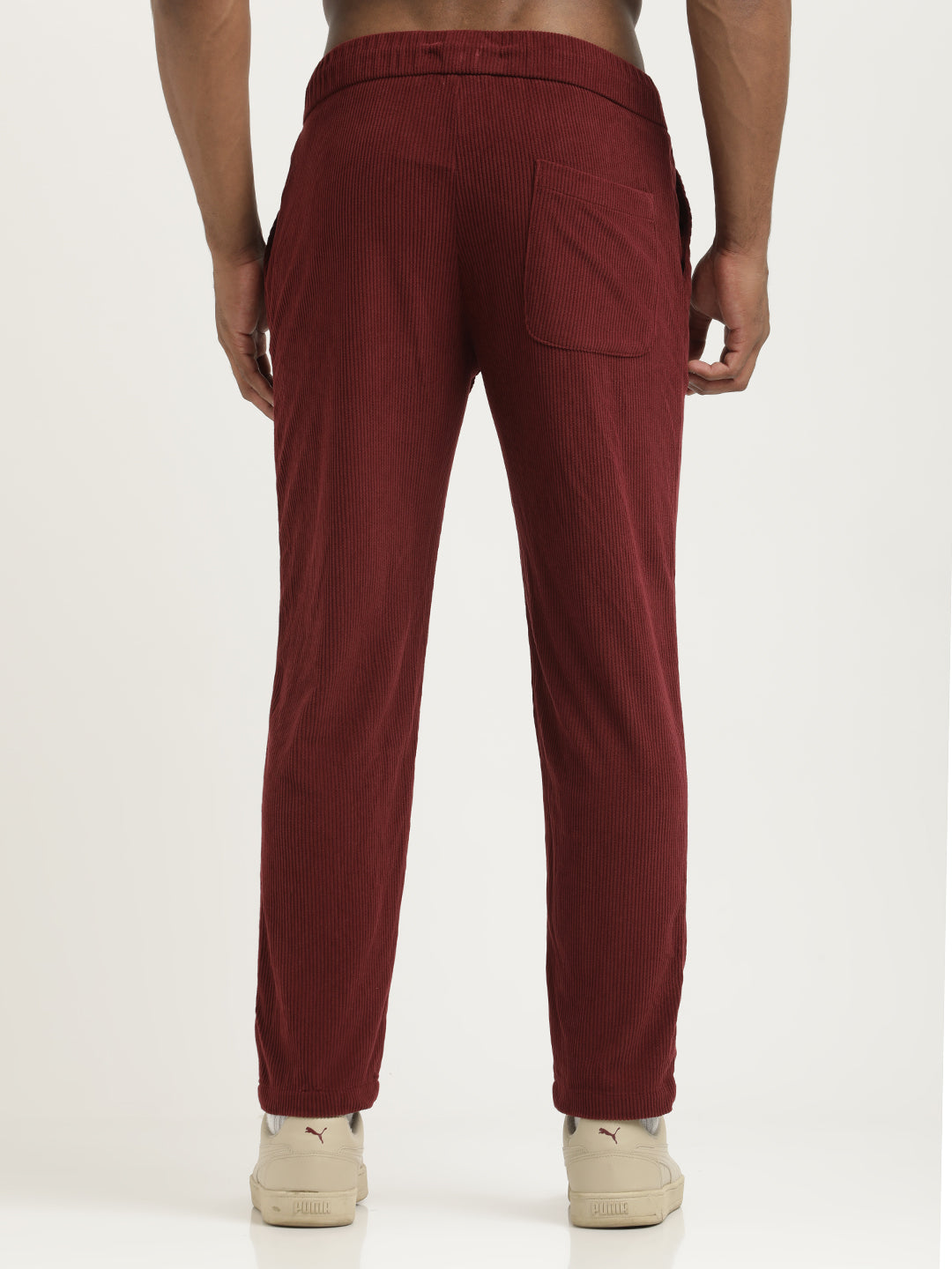 Men Corduroy Trousers with 3 Pockets