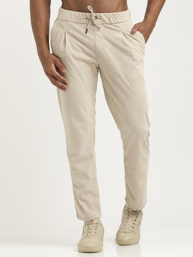Men Corduroy Trousers with 3 Pockets