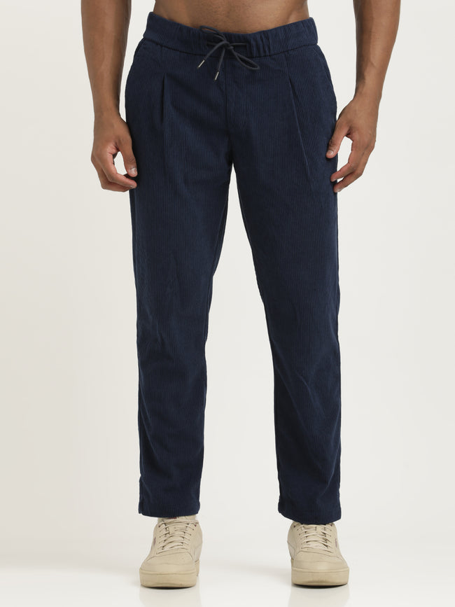 Men Corduroy Trousers with 3 Pockets