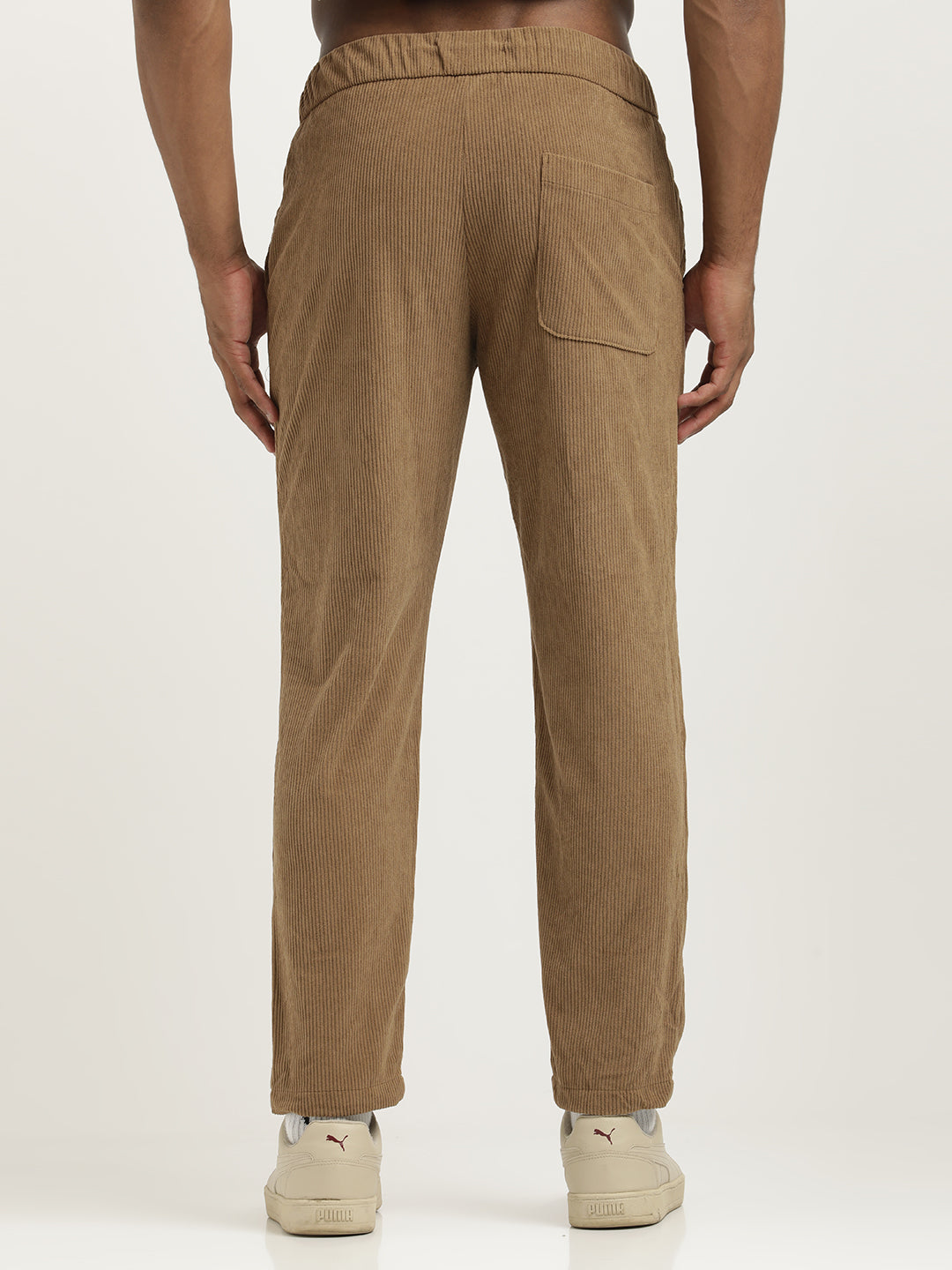 Men Corduroy Trousers with 3 Pockets