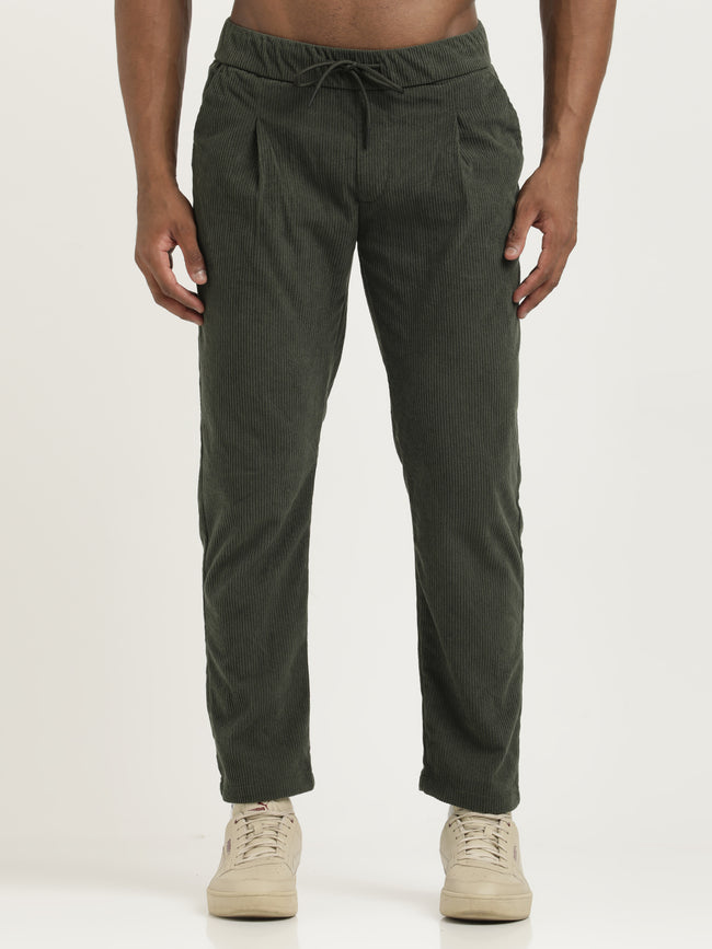 Men Corduroy Trousers with 3 Pockets