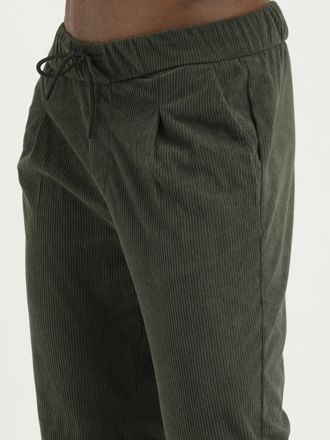 Men Corduroy Trousers with 3 Pockets