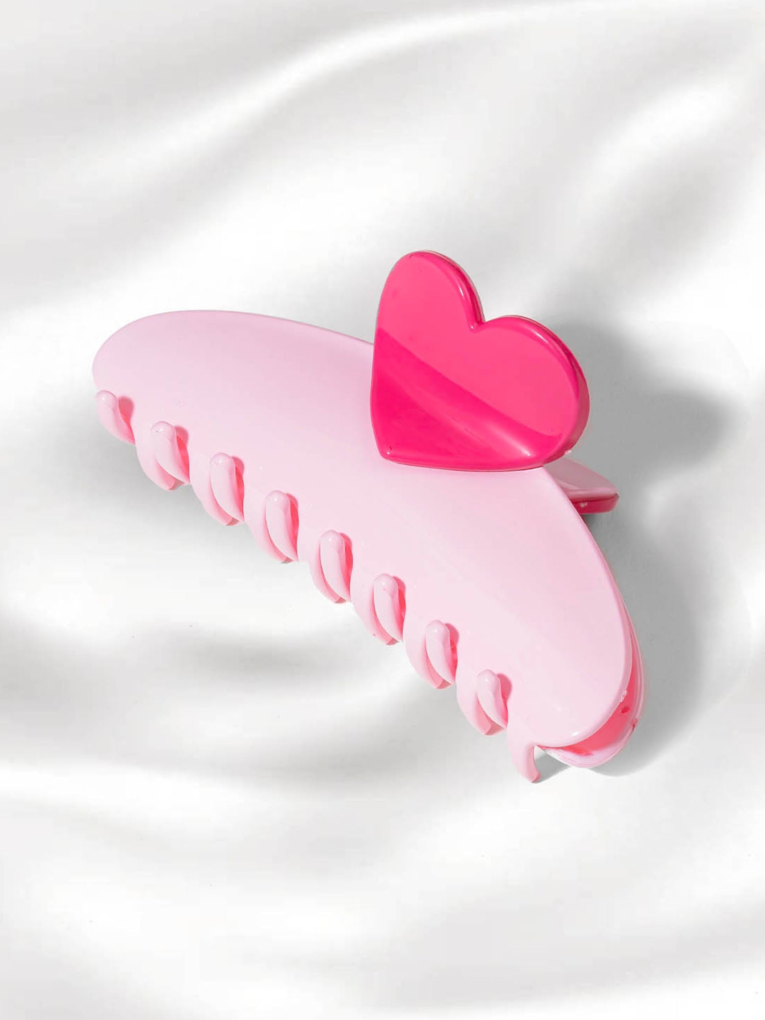 Pink Love Lock Claw Clip