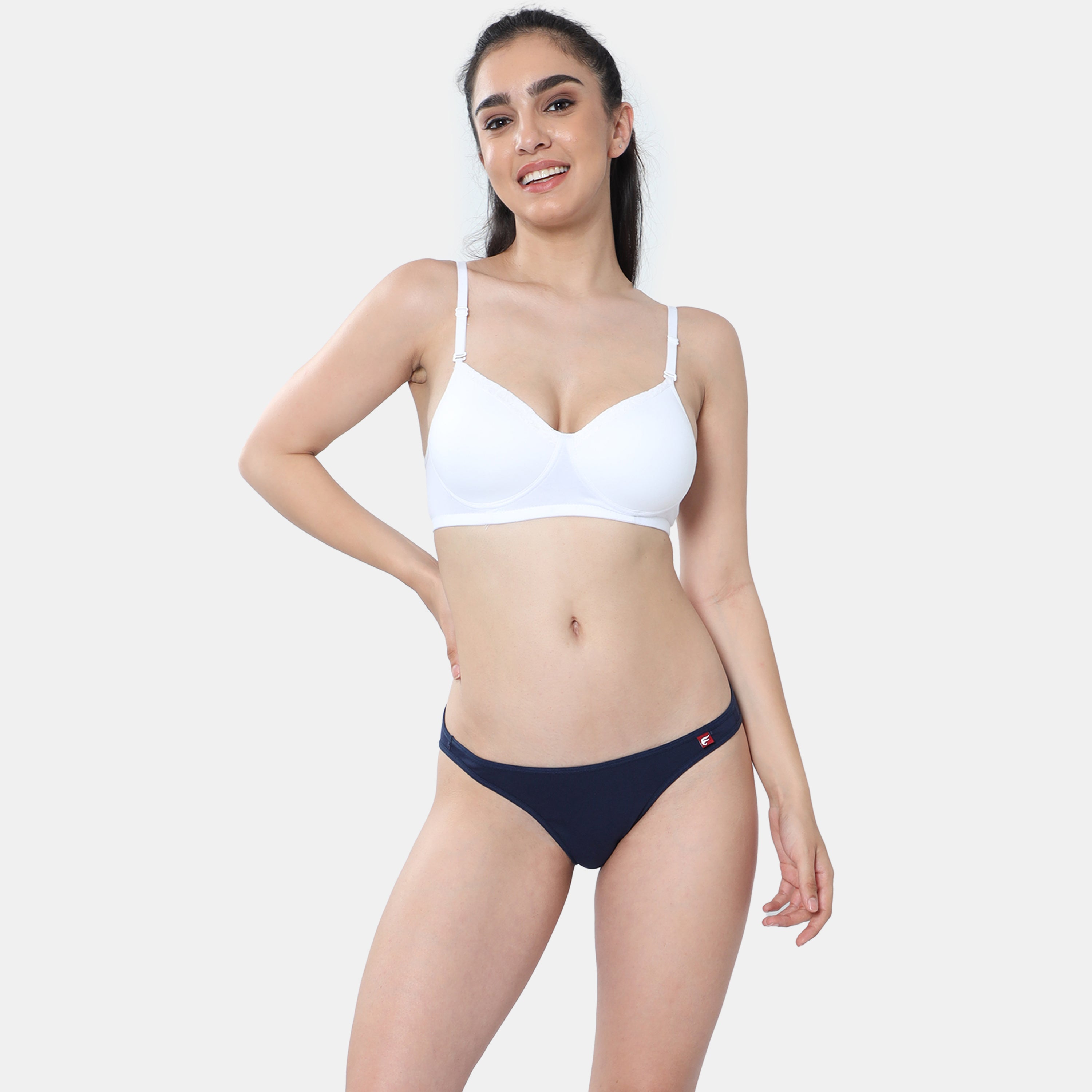 Low Rise Half Coverage Bikini Pack Of 2
