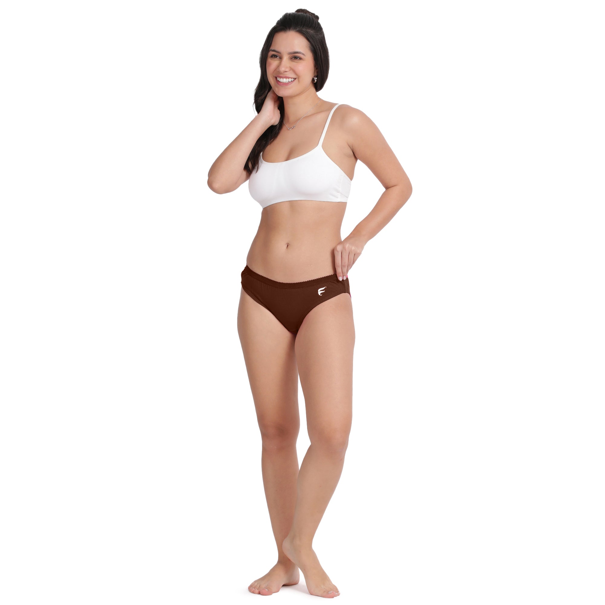 Low Rise Half Coverage Bikini Pack Of 3