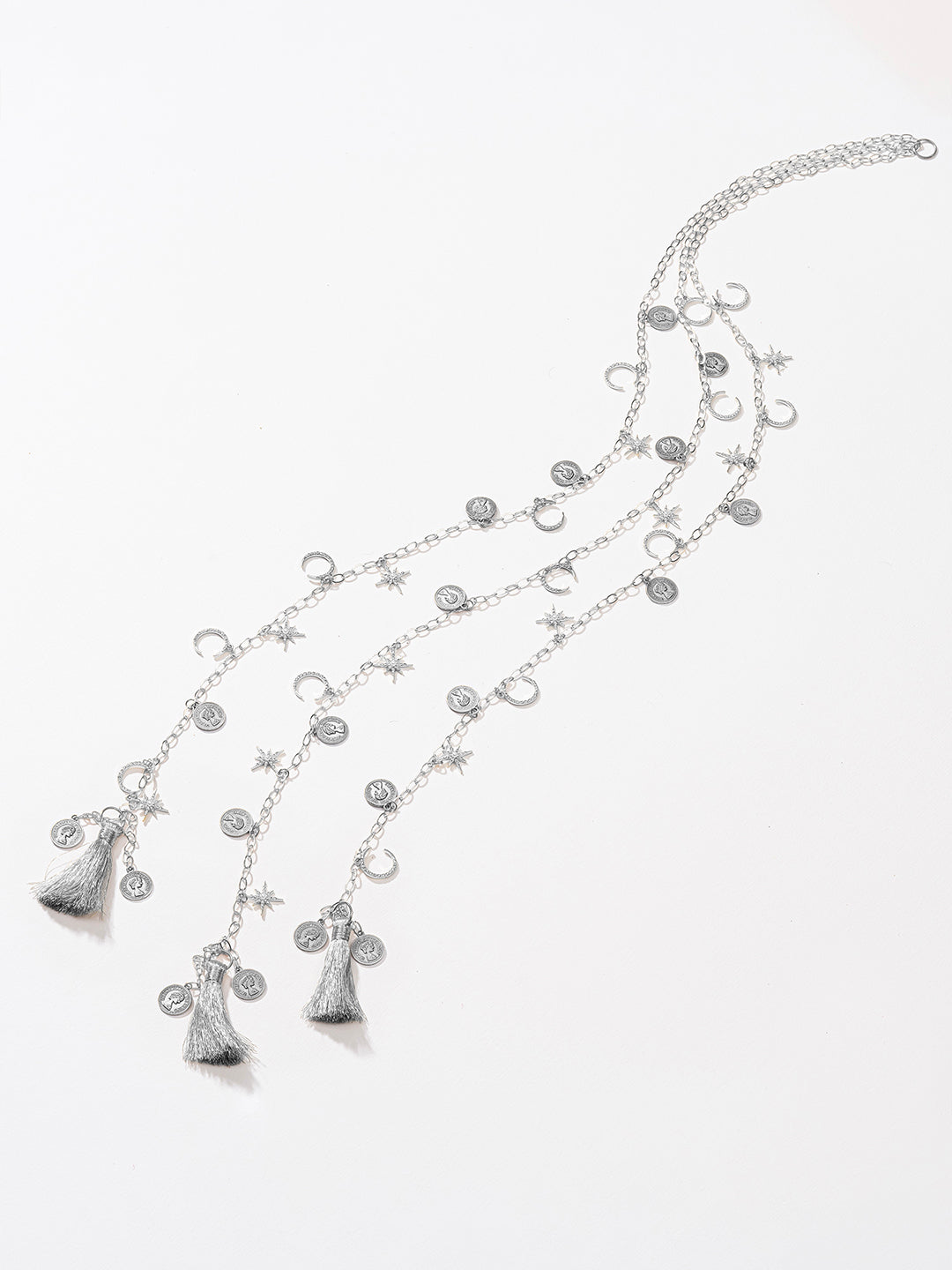 Silver Sitara Crystal Parandi