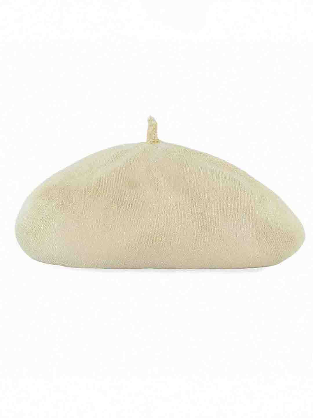 Off-white Wool Beret