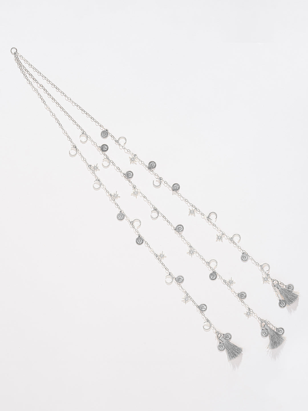 Silver Sitara Crystal Parandi