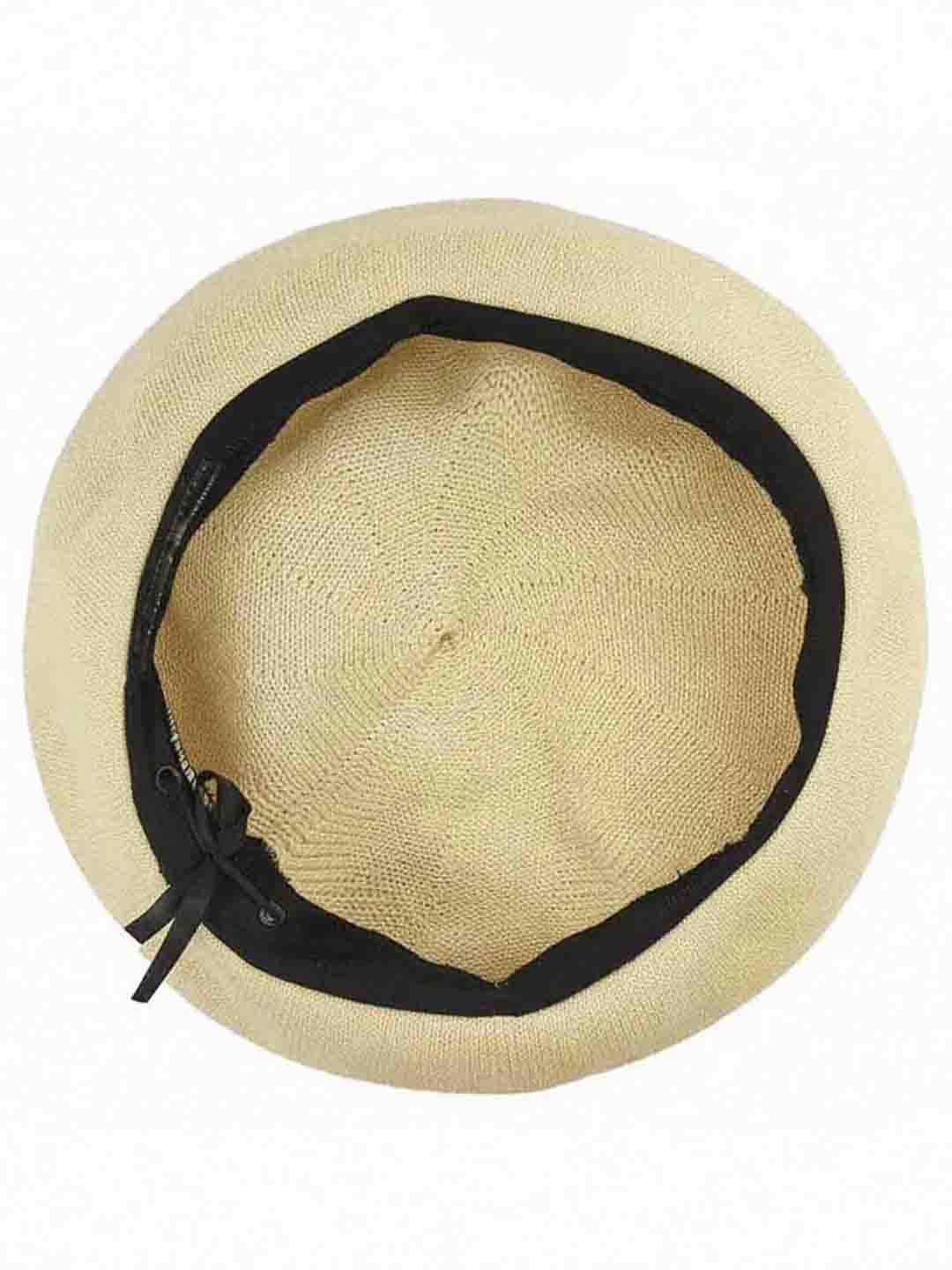 Off-white Wool Beret