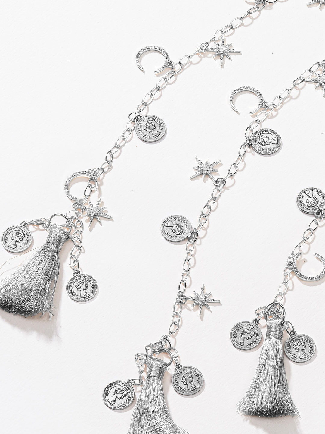 Silver Sitara Crystal Parandi