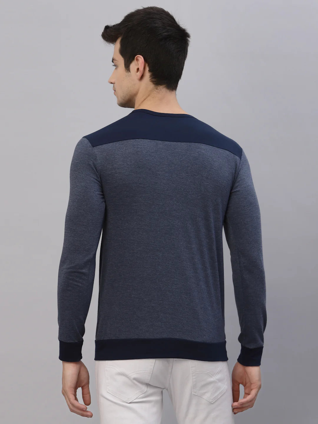 Men Modern Minimalism Solid T-Shirt