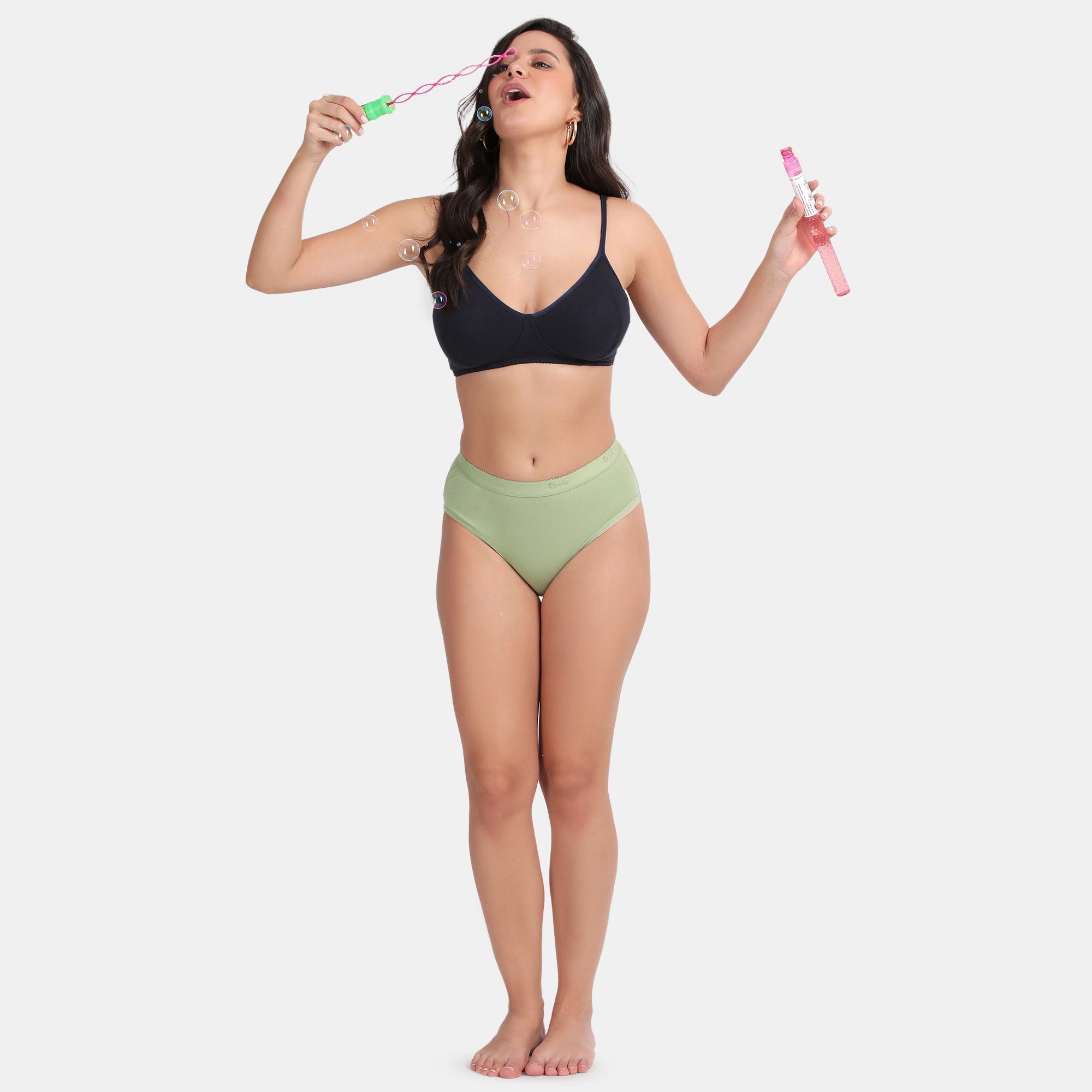 Medium Rise 3/4th Coverage Hipster Pack Of 2