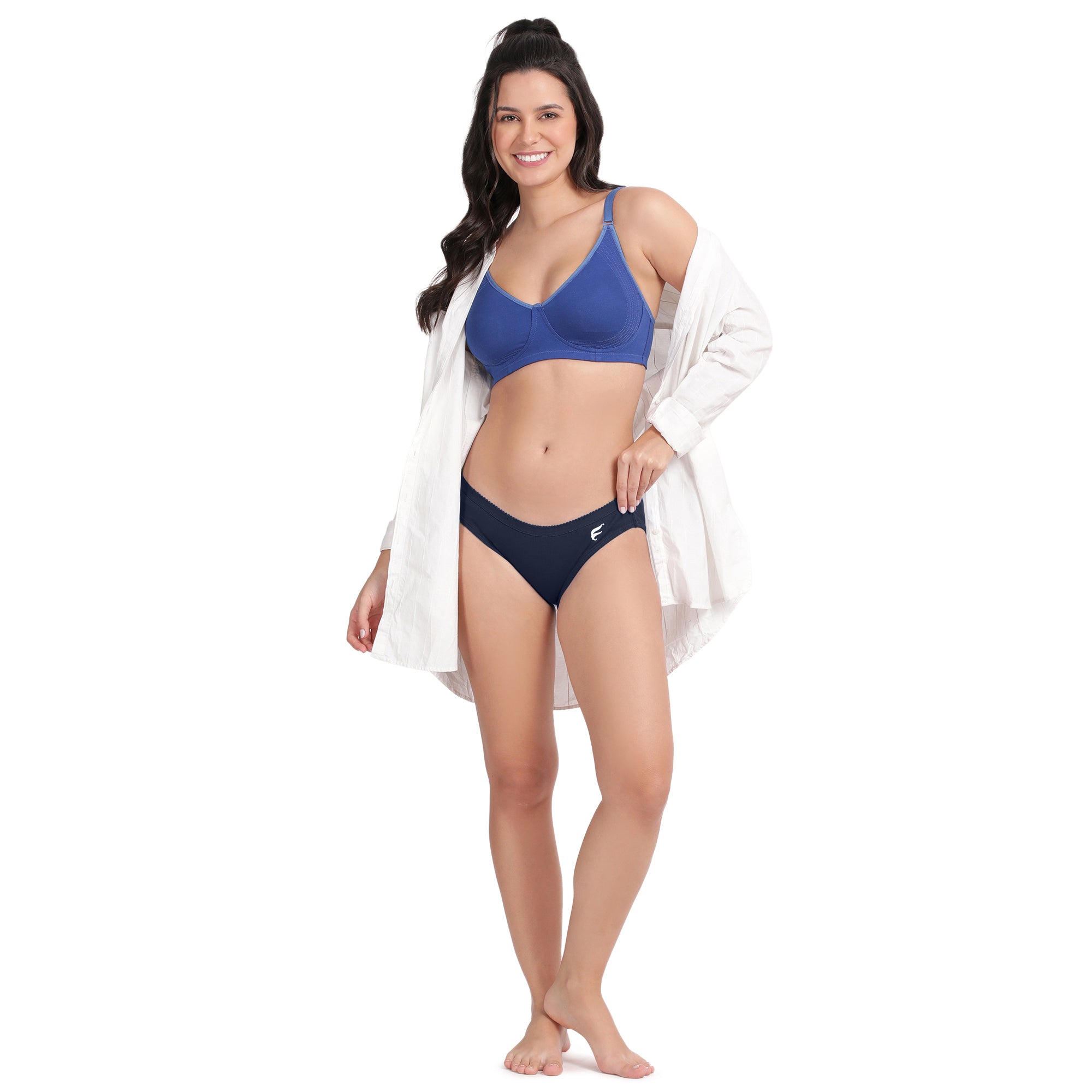 Low Rise Half Coverage Bikini Pack Of 3
