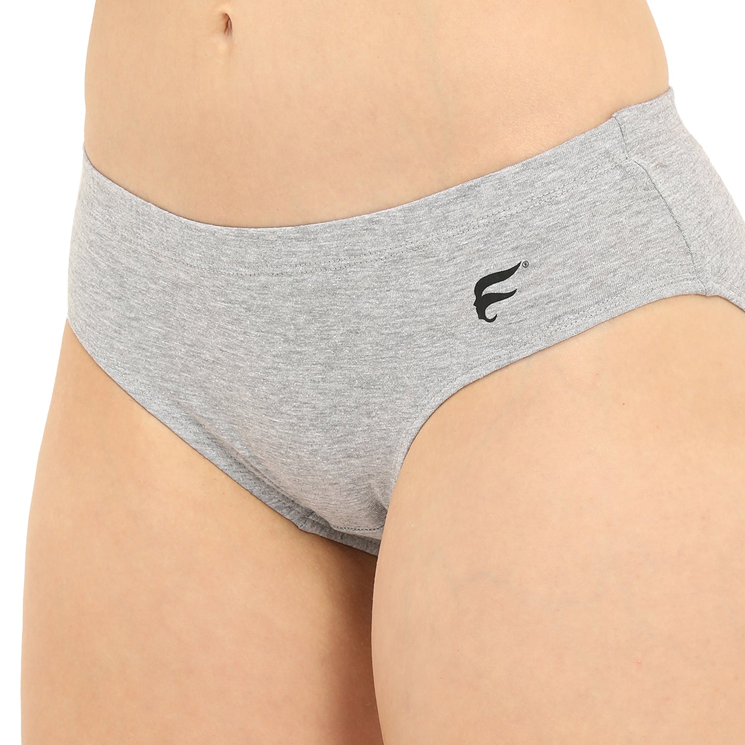 Medium Rise 3/4th Coverage Hipster Panty Pack Of 3