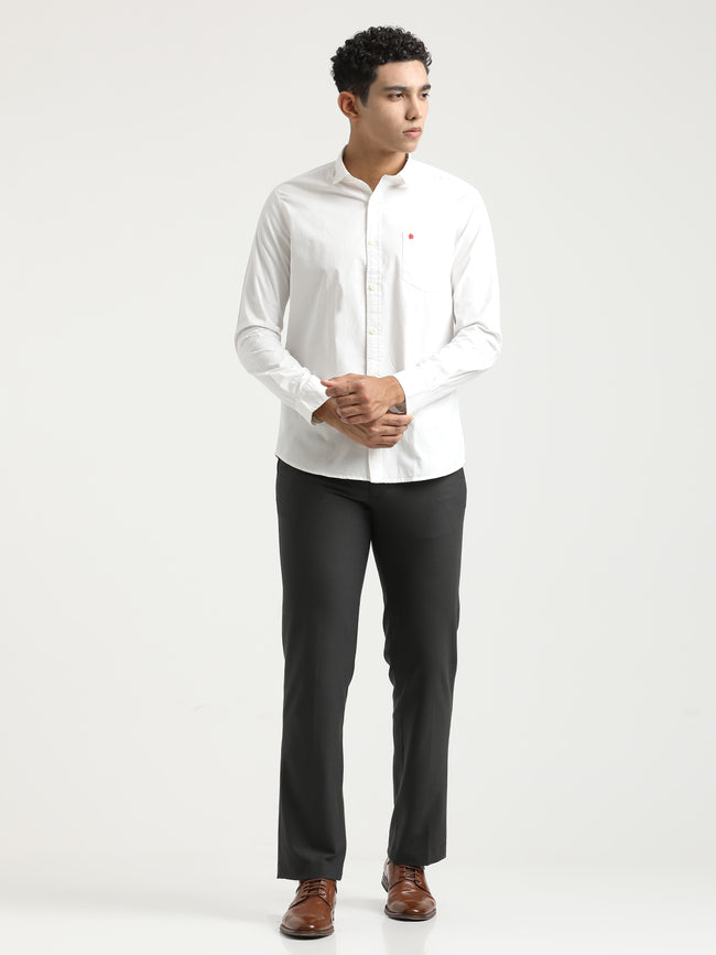 Men Cotton Shirt with Chest Pocket