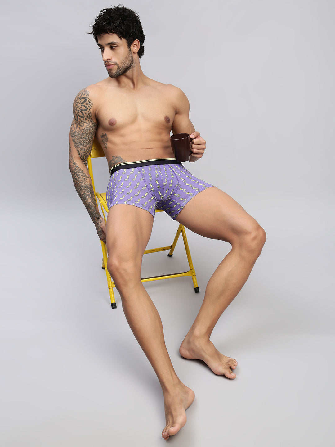 Men Pack of 2 Modal Printed Trunks