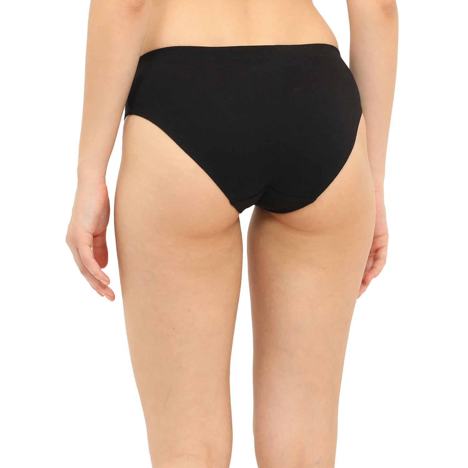 Medium Rise 3/4th Coverage Hipster Panty Pack Of 3