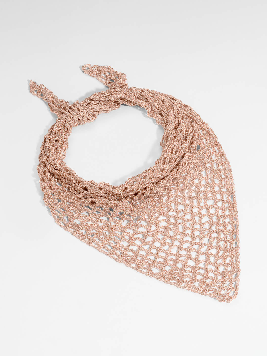 Gold Bohemian Crochet Headscarf