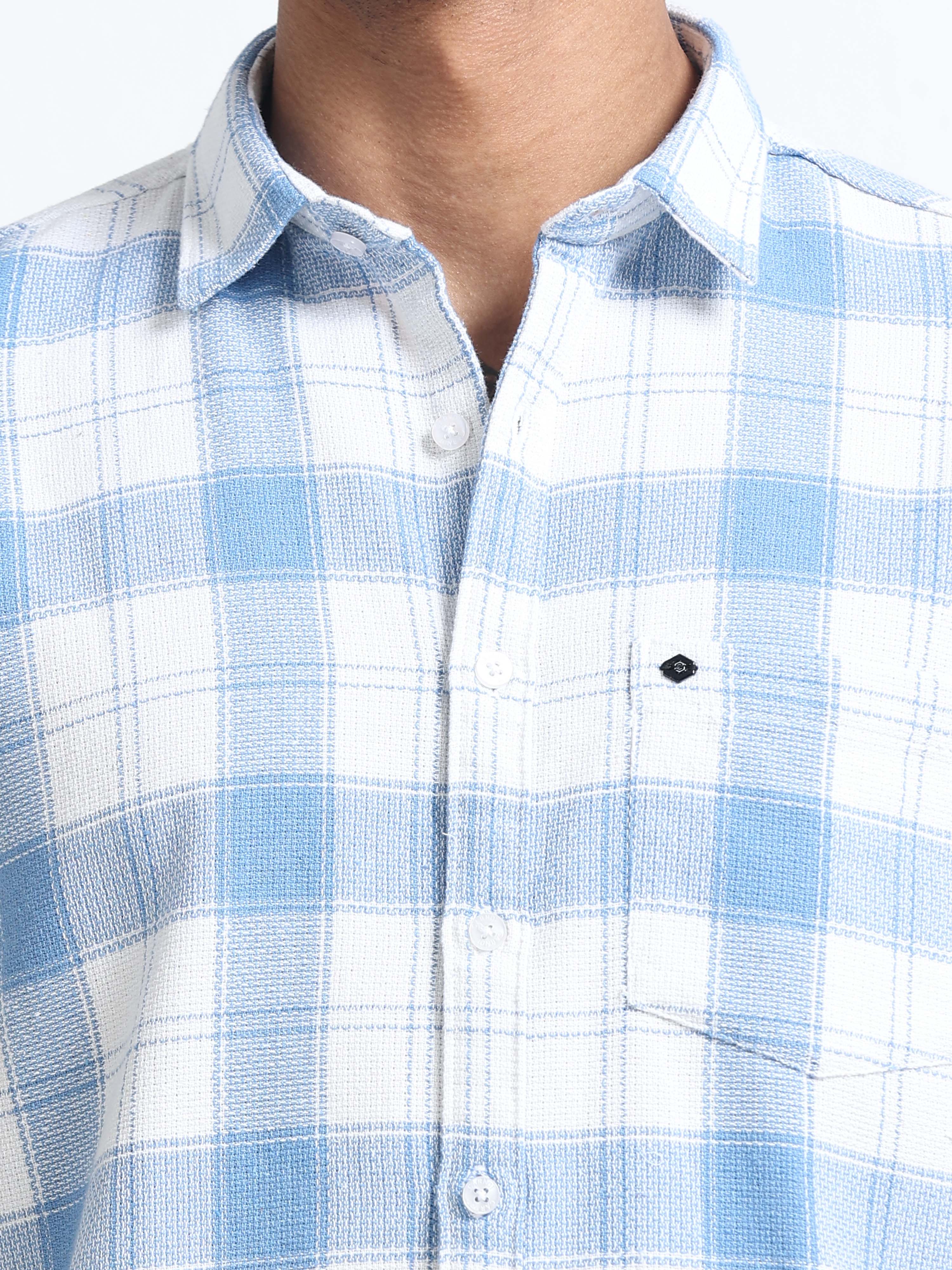 Men Checkered Half Sleeve Casual Shirt
