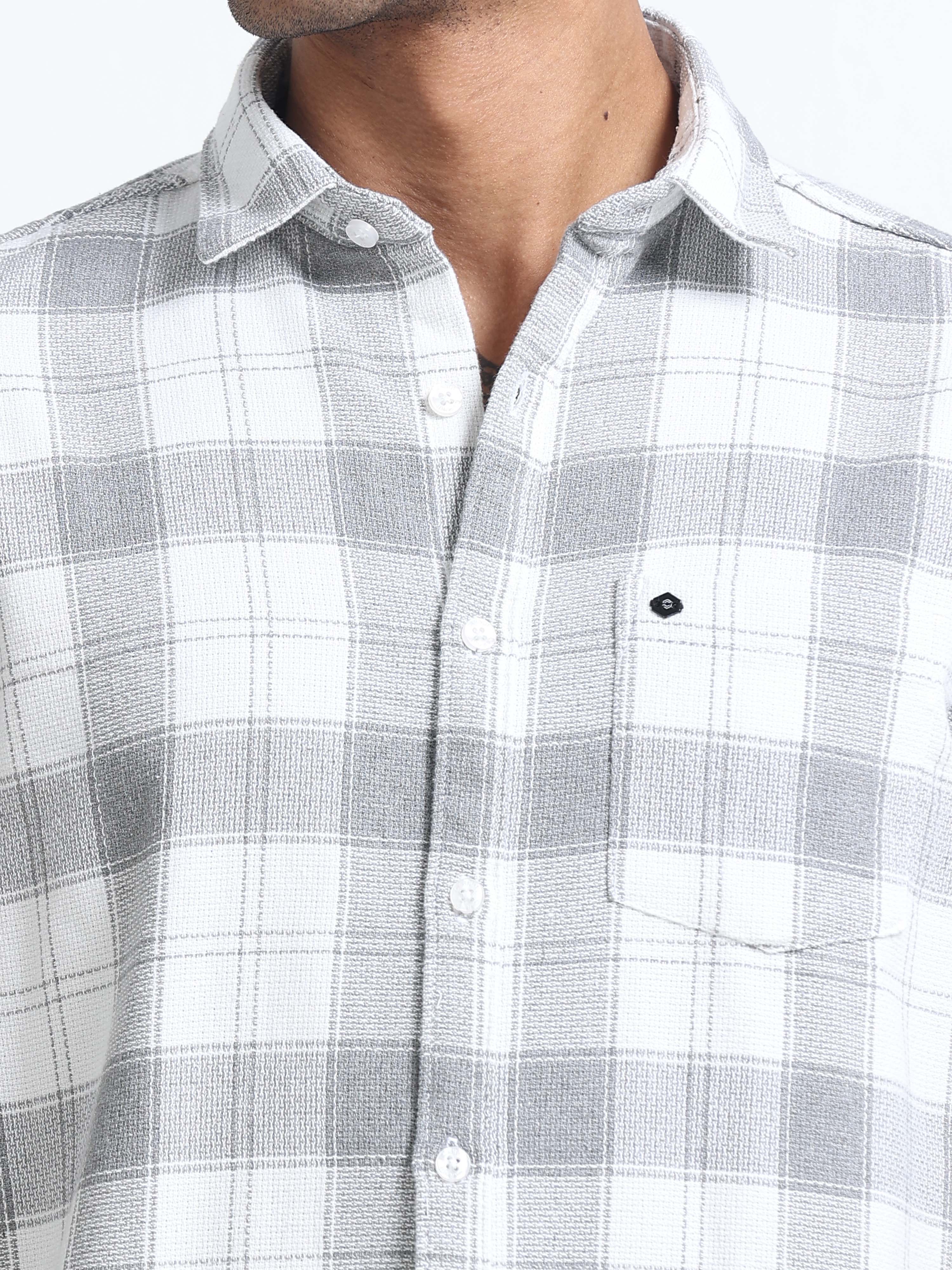 Men Checkered Half Sleeve Casual Shirt