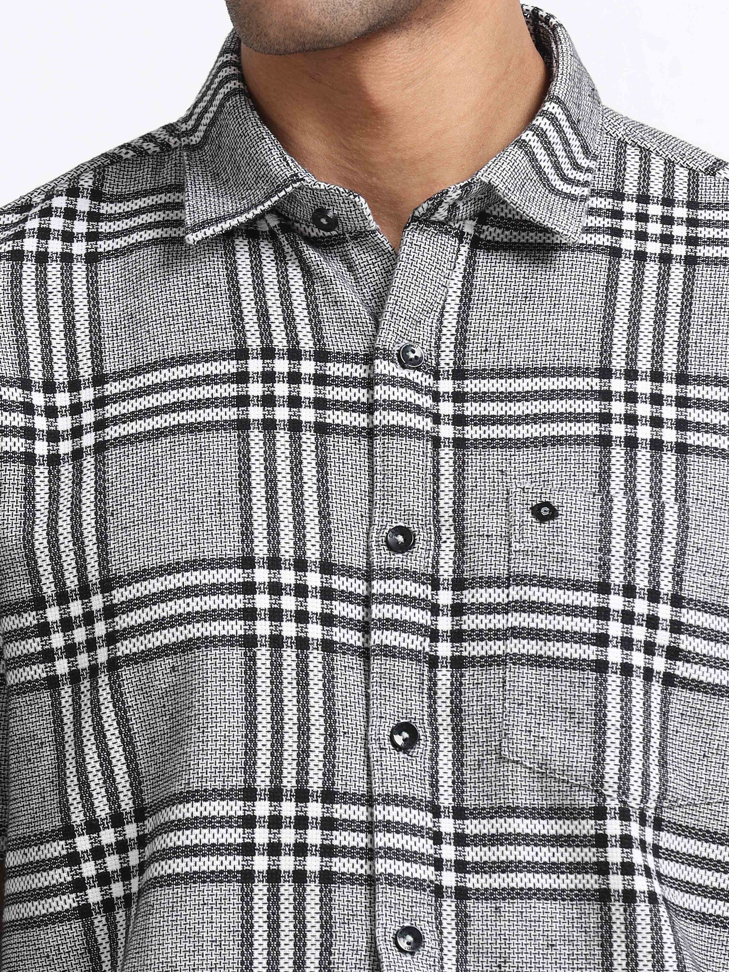 Men Checkered Half Sleeve Casual Shirt