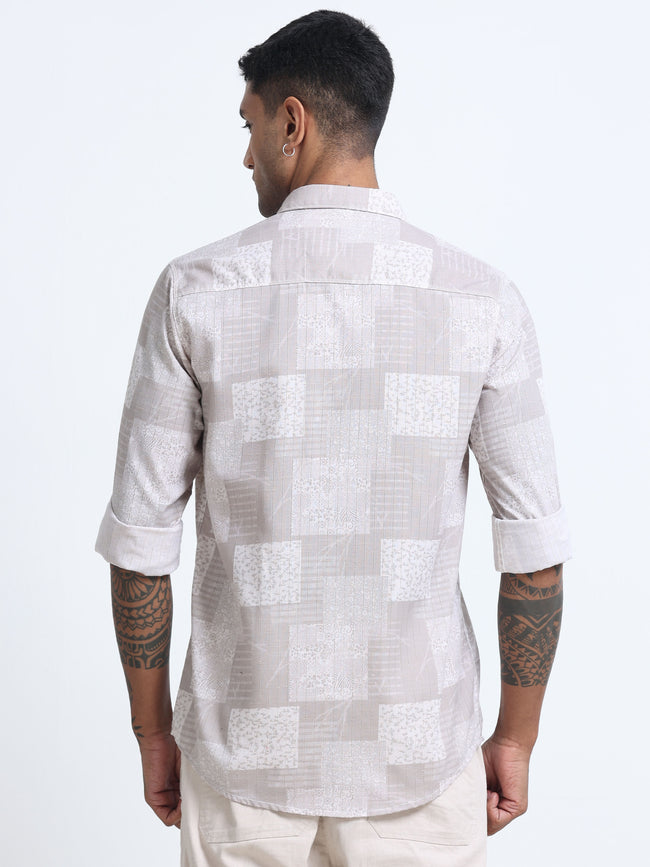 Men Premium Printed Casual Shirt