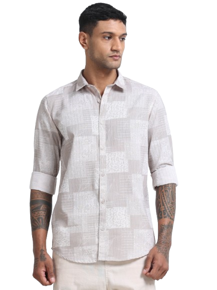 Men Premium Printed Casual Shirt