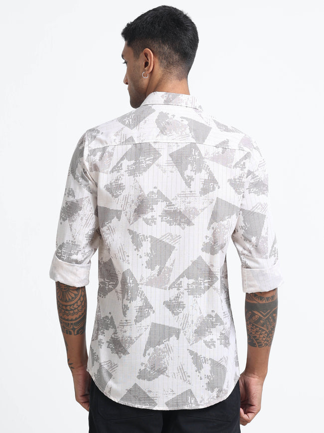 Men Premium Printed Casual Shirt