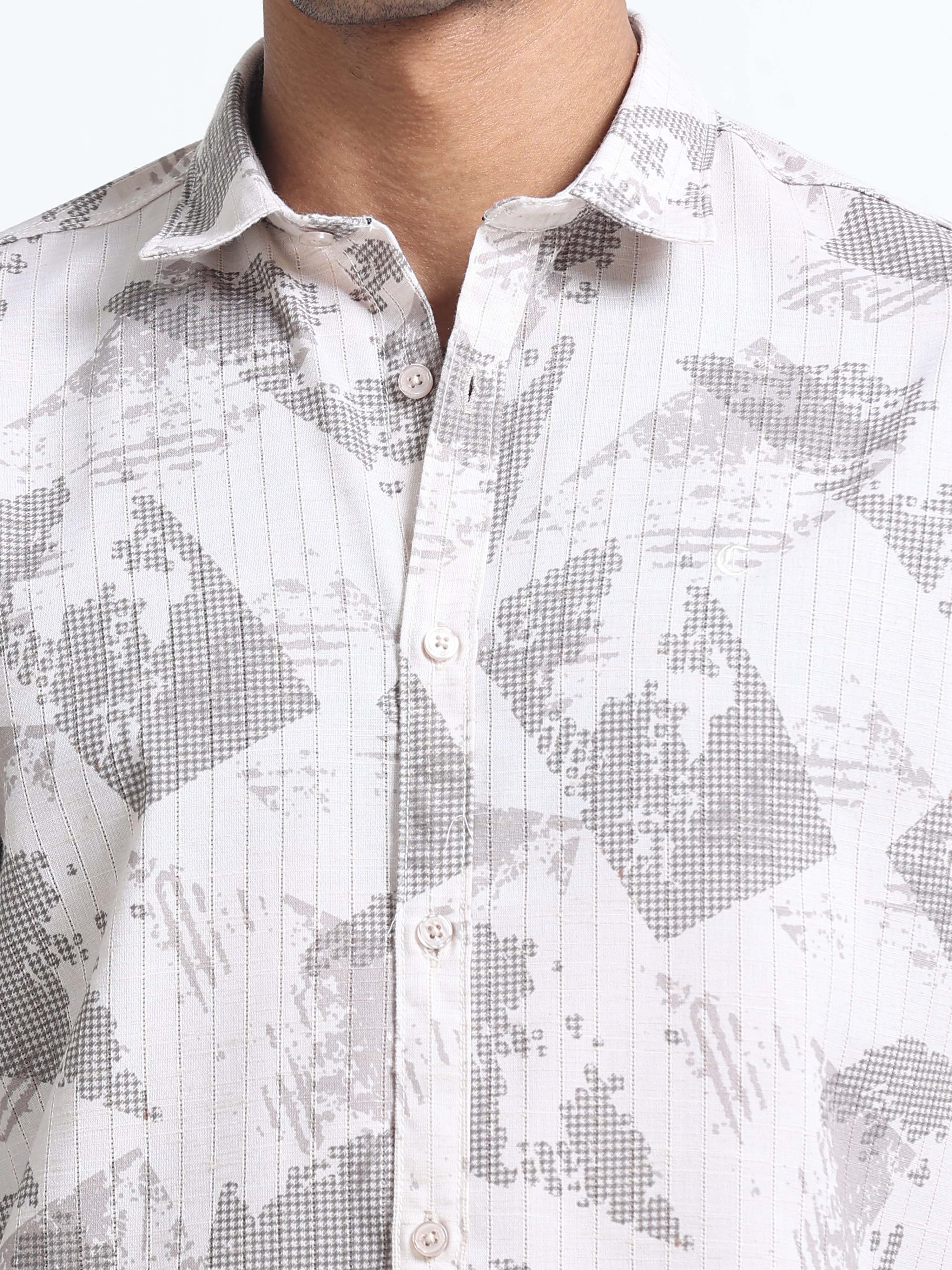 Men Premium Printed Casual Shirt