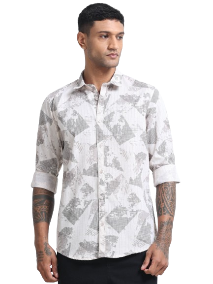 Men Premium Printed Casual Shirt