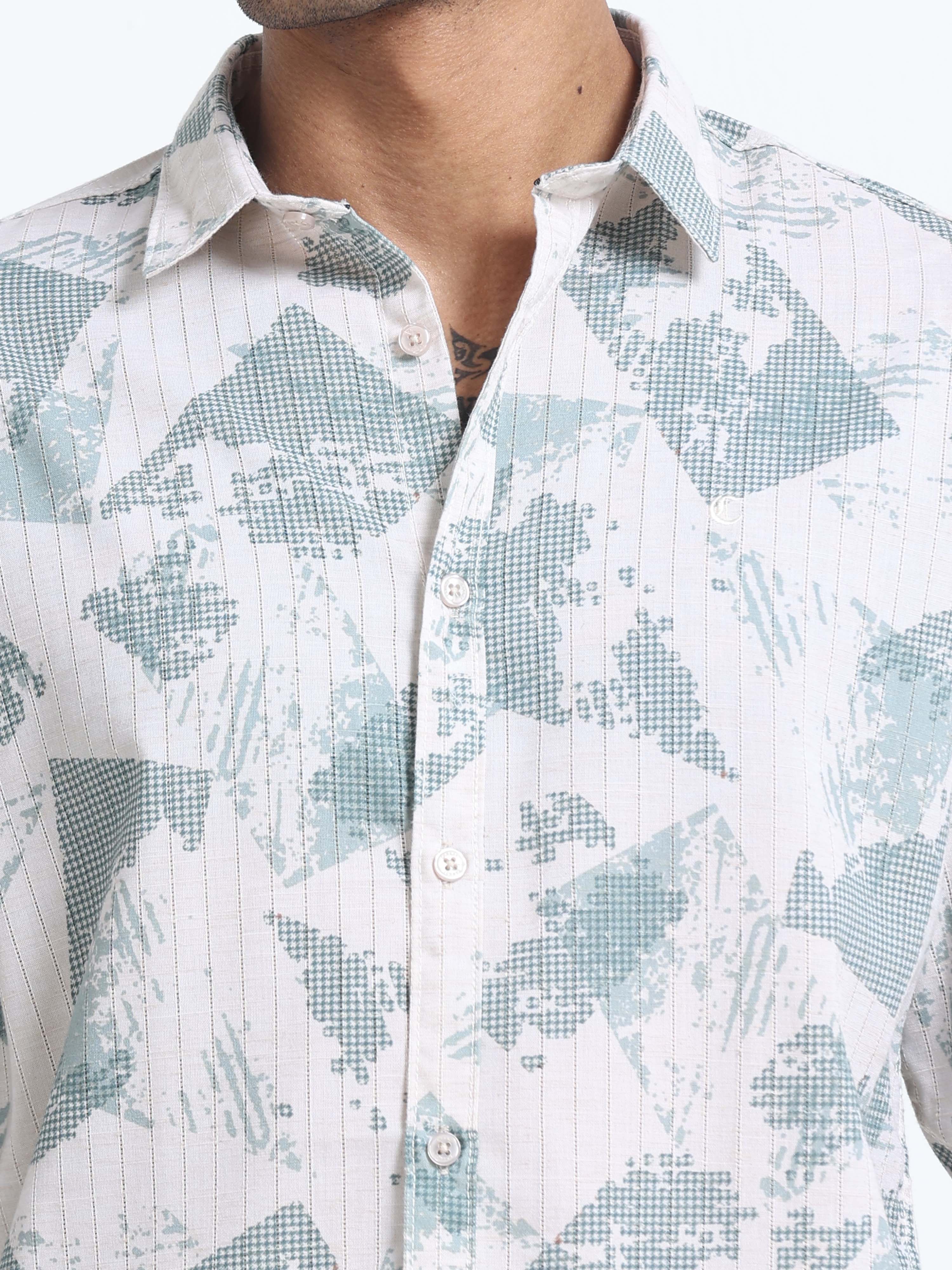 Men Premium Printed Casual Shirt