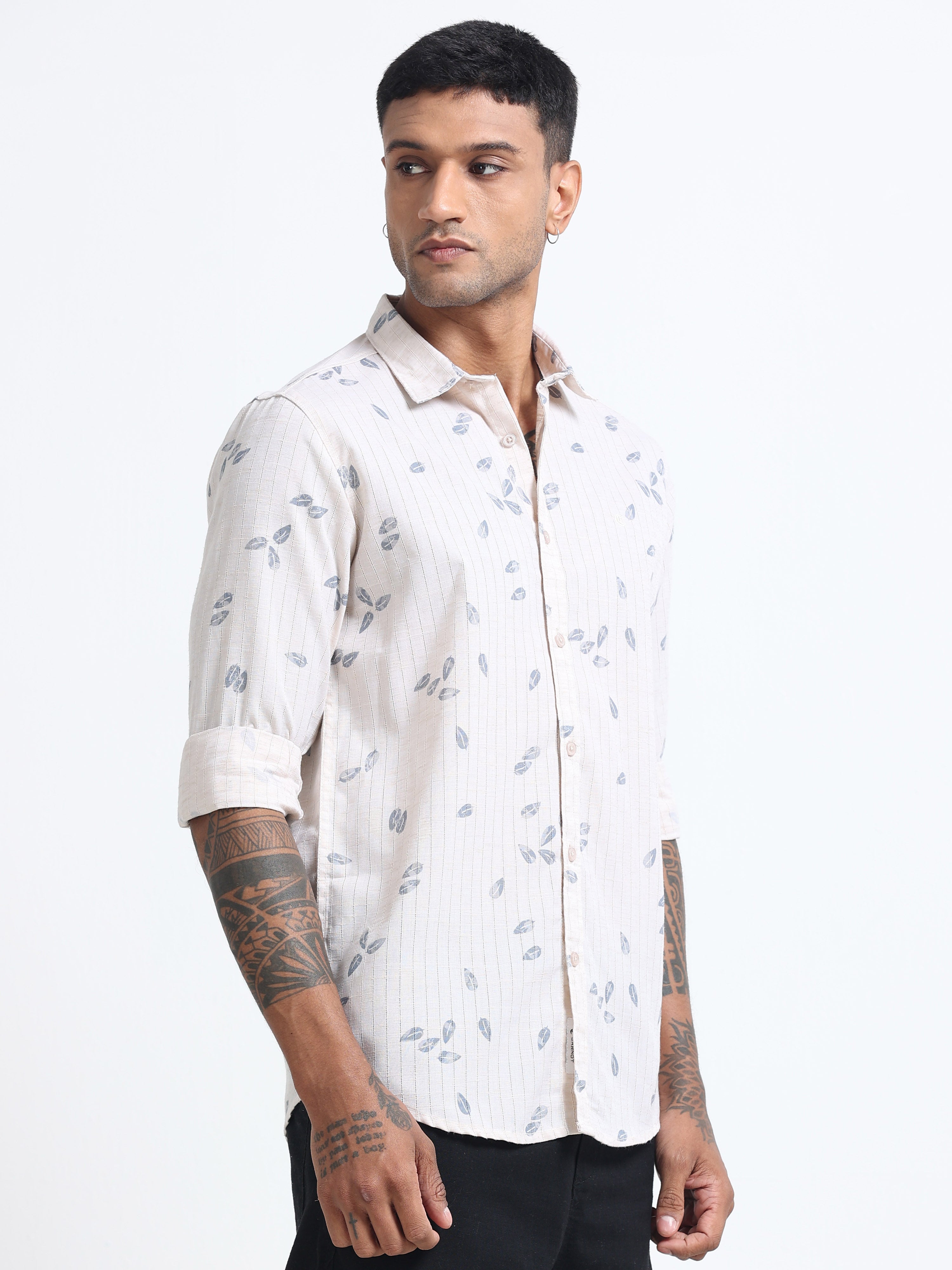 Men Premium Printed Casual Shirt