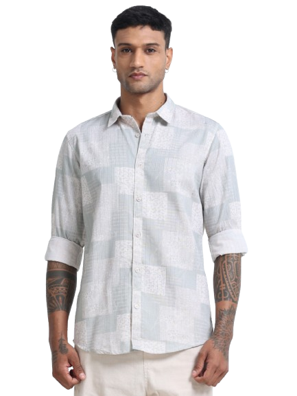 Men Premium Printed Casual Shirt